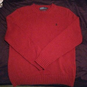 Polo Ralph Lauren Cotton Knitted Crewneck  Sweater